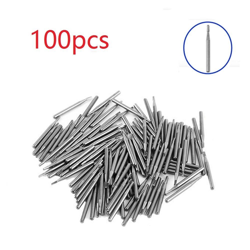 100x Dental Carbide Burs Tungsten Steel Bur FG 330 Pear High Speed POPDENT