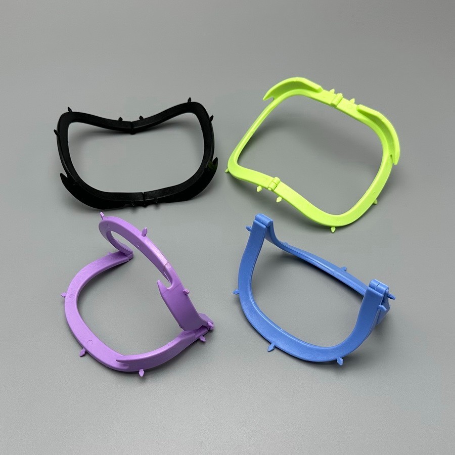 10pcs Dental Plastic Rubber Dam Frame Foldable Hager Light X-Ray Film Bracket US