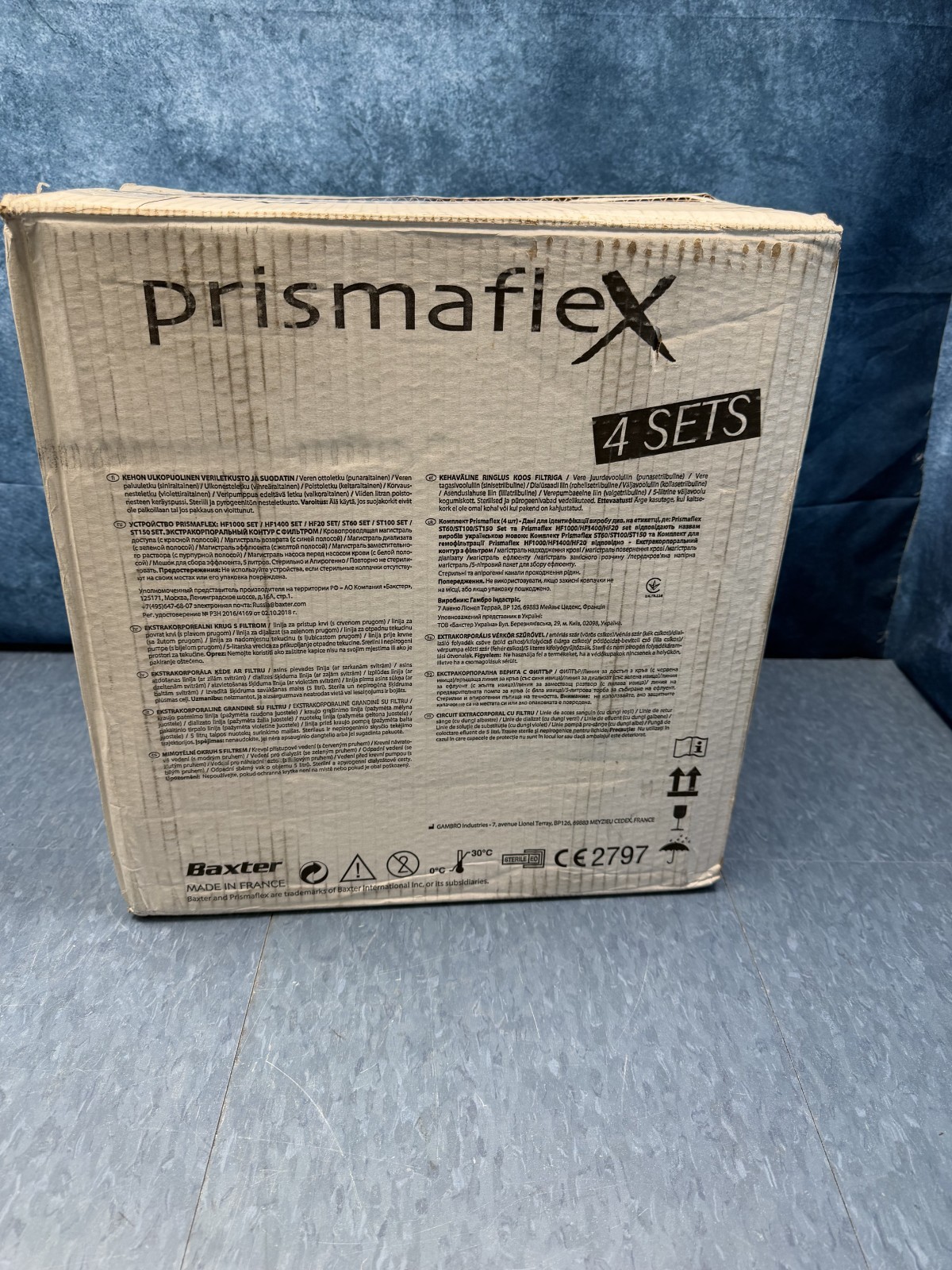 Baxter Prismaflex M150 Set – Case of 4 – Free Shipping