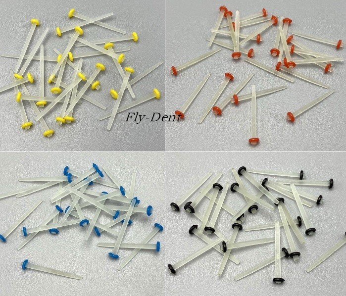 Dental Quartz Fiber Post Teeth Restorative Refill Screw/Straight 1.2-1.8mm Posts