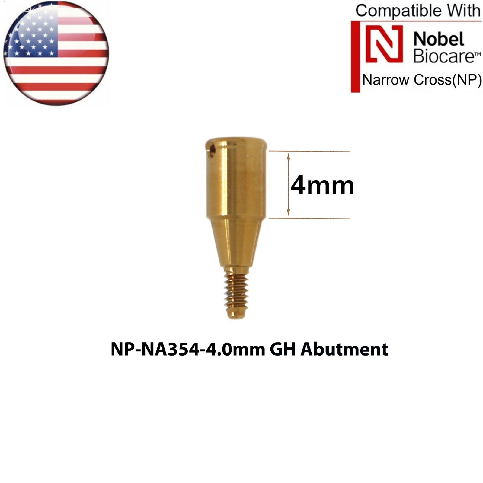 US For Nobel Active Locator Abutment Transfer Coping Open Closed Tray NP/RP
