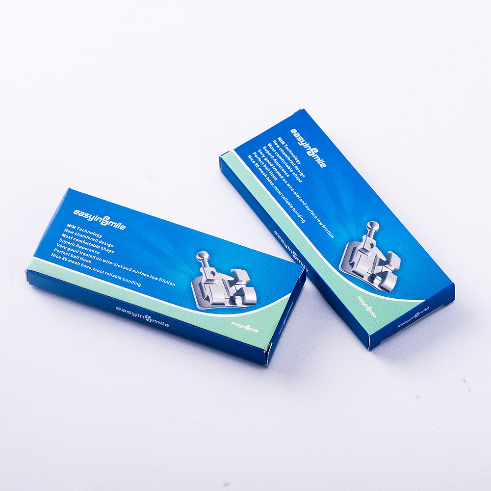 5packs Orthodontic Brackets Braces Dental Brackets Roth Mbt 345 With Hook 022