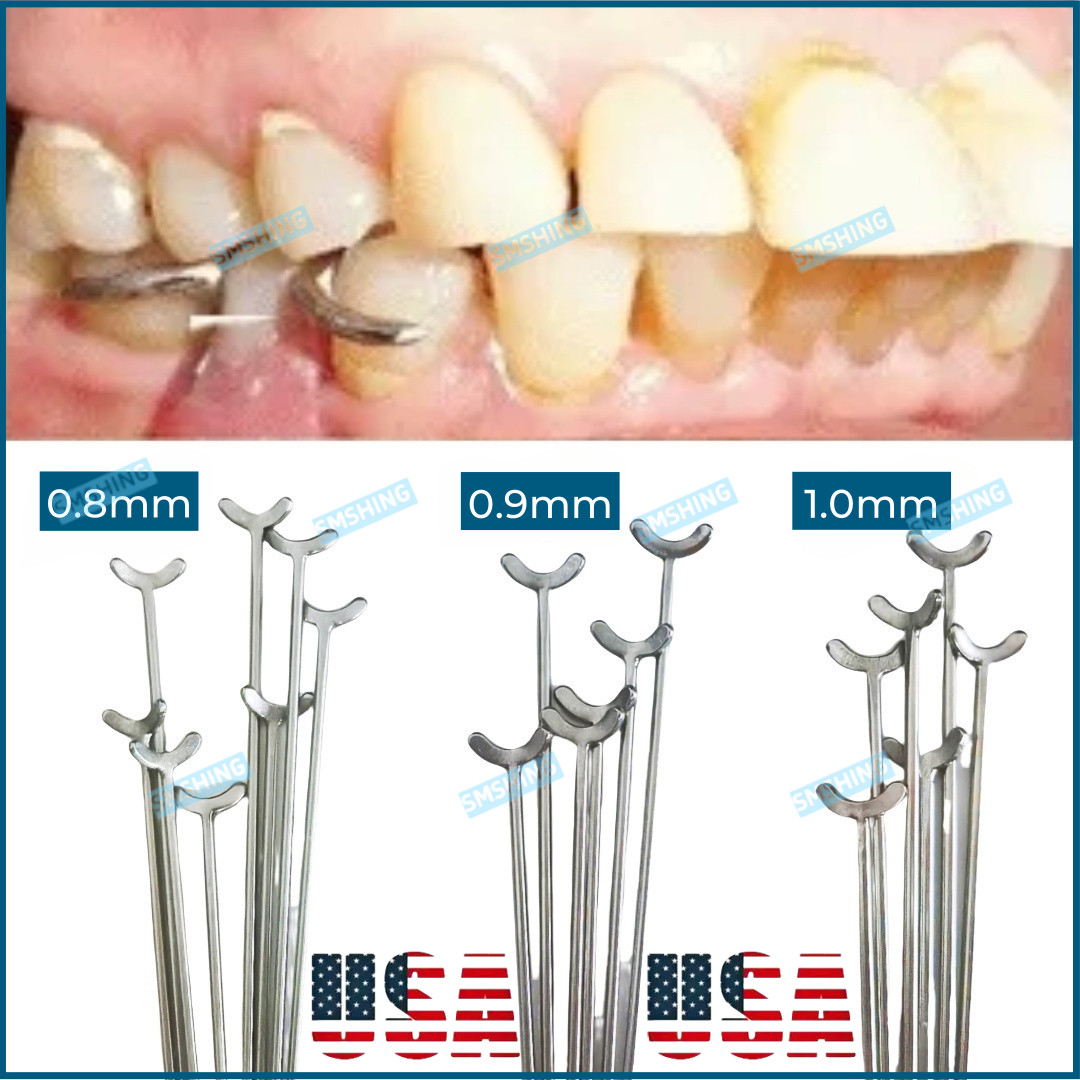 20Pcs Dental Ball Retainer J Clasp Oblique Clasps Bars Y-Type Scheu Style USA
