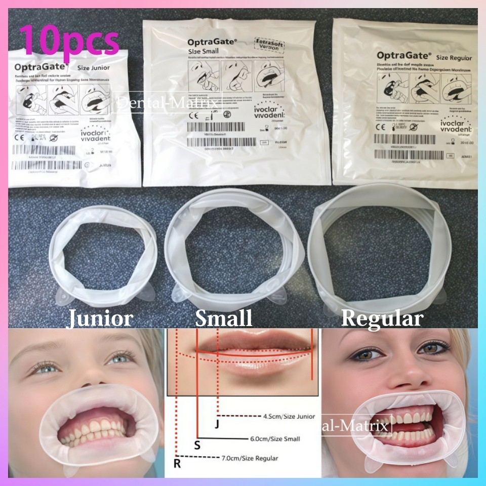 Ivoclar Vivadent OptraGate 3D Lip & Cheek Retractors Soft Mouth Opener Adult Kid