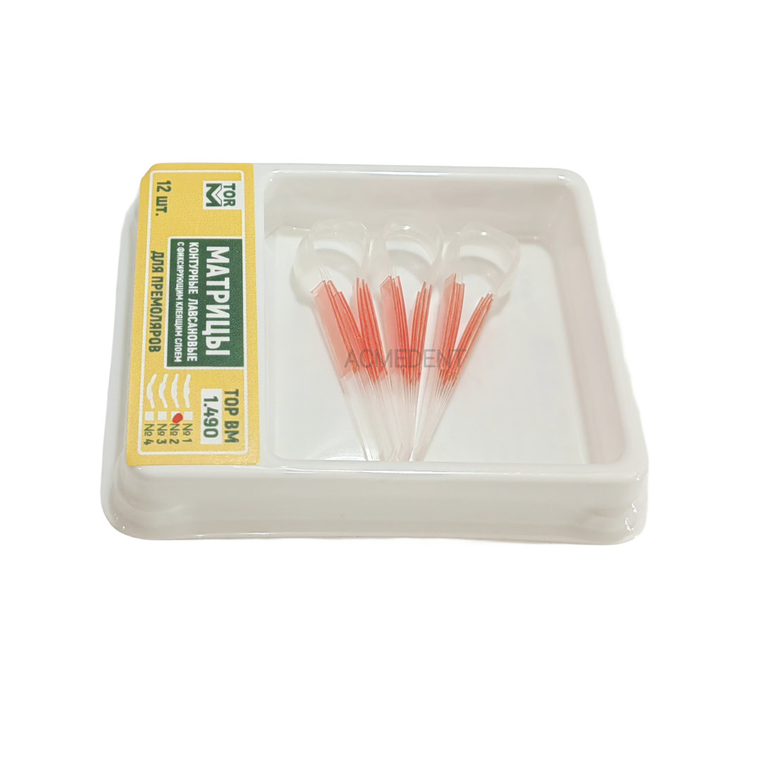 Dental Clear Matrix Self Adhesive Transparent Contoured Matrices Premolar TOR VM