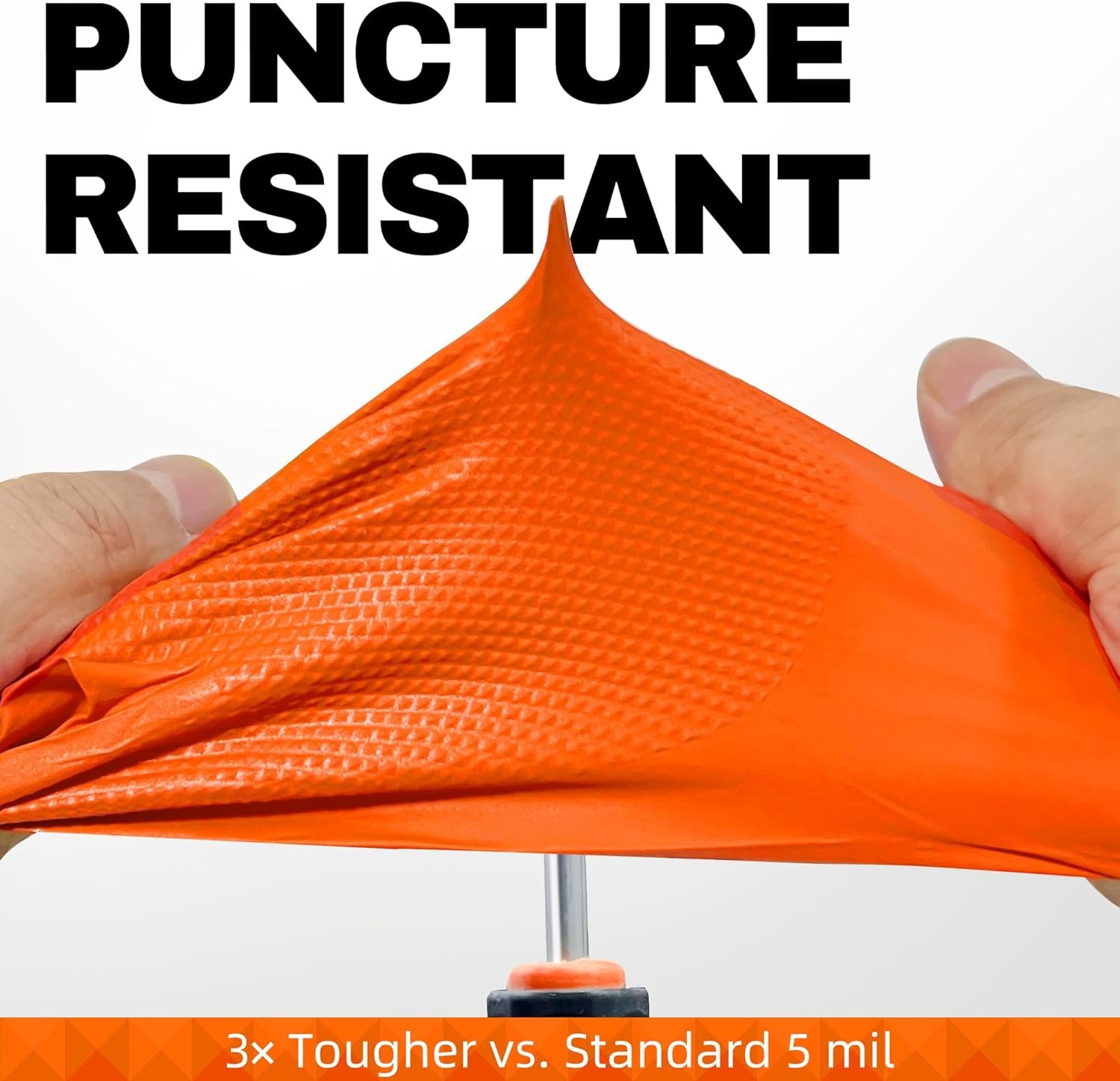 Beastek Nitrile Disposable Gloves, 8Mil Latex & Powder Free Chemical Resistant H