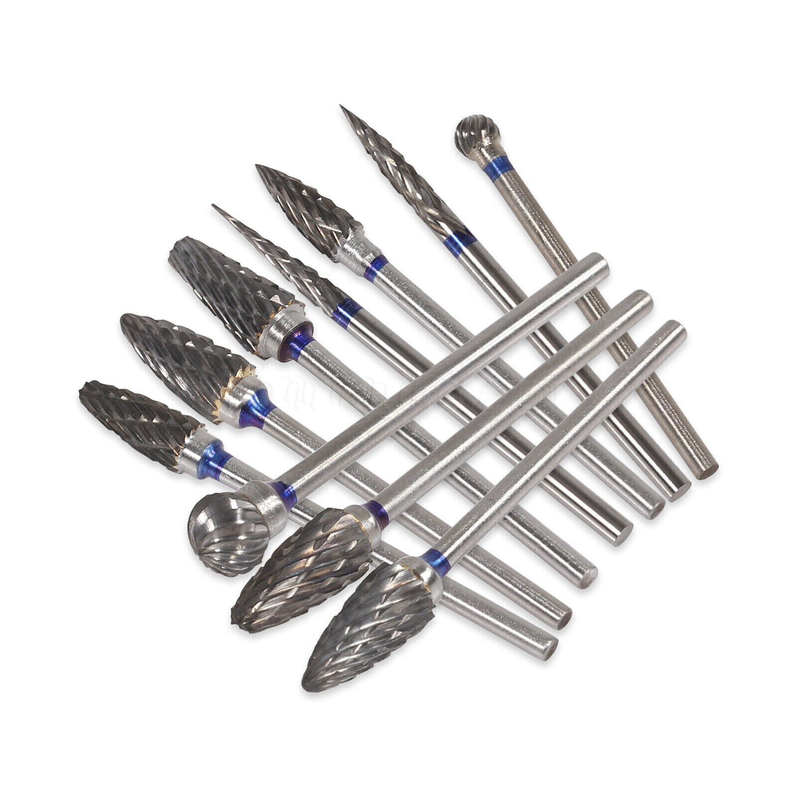 10 Pcs Tungsten Carbide HP Dental Acrylic Bur Drill Coarse Cutter 2.35mm Shank