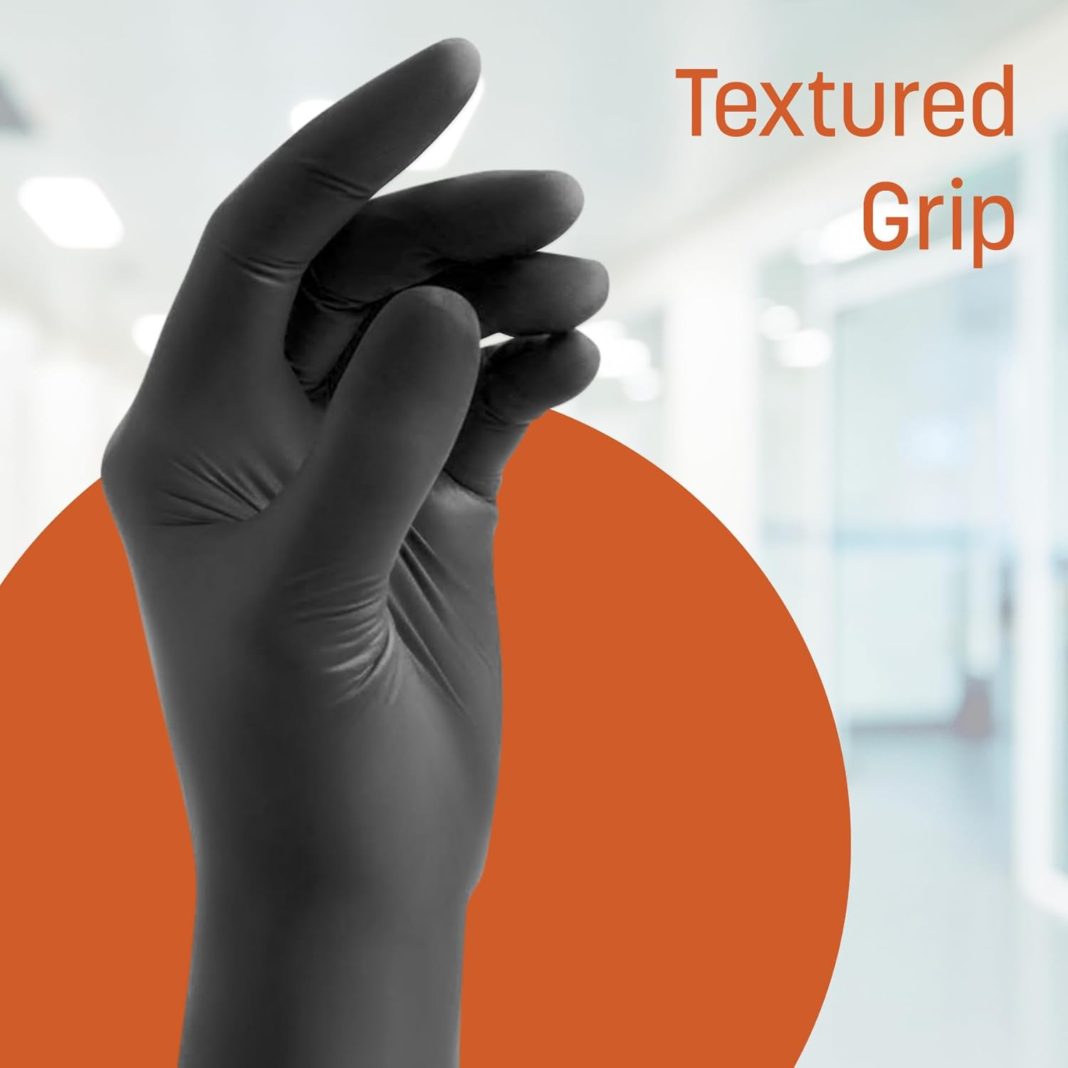 Black Nitrile Exam Gloves