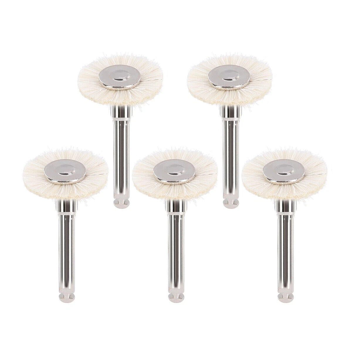3 Types Dental Rotary Tool Goat Hair/Felt/Cotton Polishing Buffing Wheel Brushes