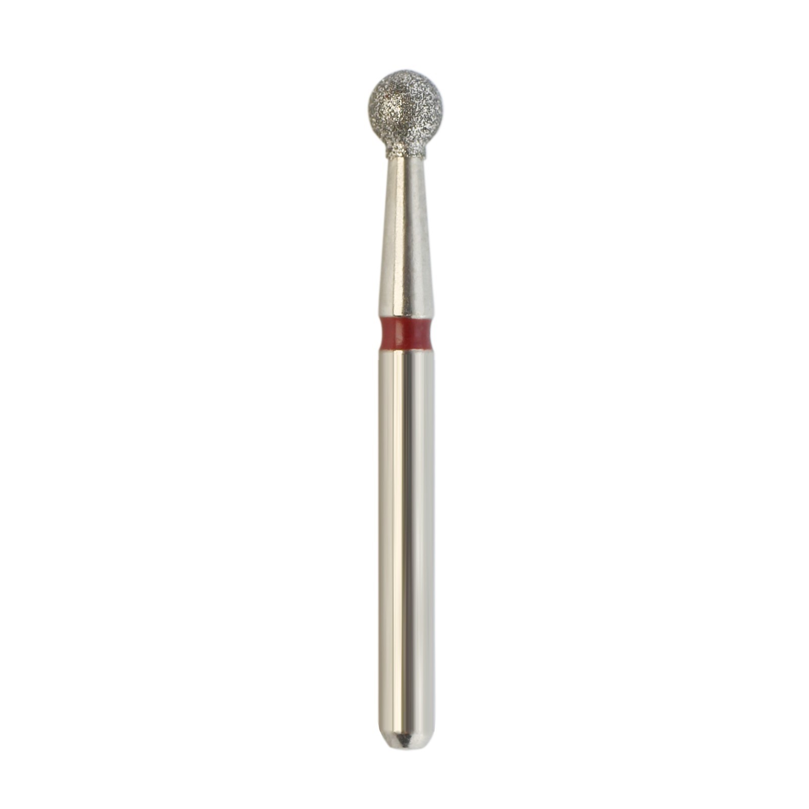 Multi-Use Dental Diamond Burs Round Friction Grip FG 801/023F Fine Grit Red