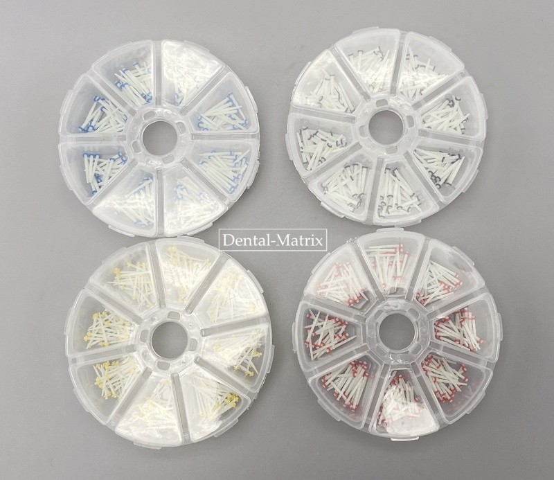Dental Quartz Glass Fiber Post Straight/Screw Root Canal Pins All Sizes 1.2-1.8
