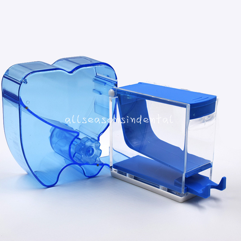 1x Dental Dentist Cotton Roll Dispenser Drawer Holder Case Rectangle/Tooth Form