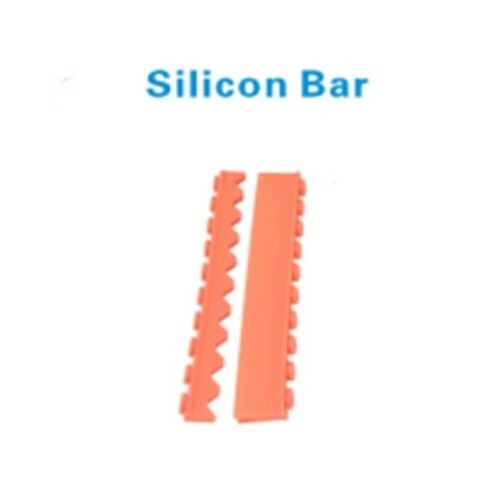 3 Pcs/Set Dental Replacement Silicone Rubber Insert 10 Slot Instrument Orange