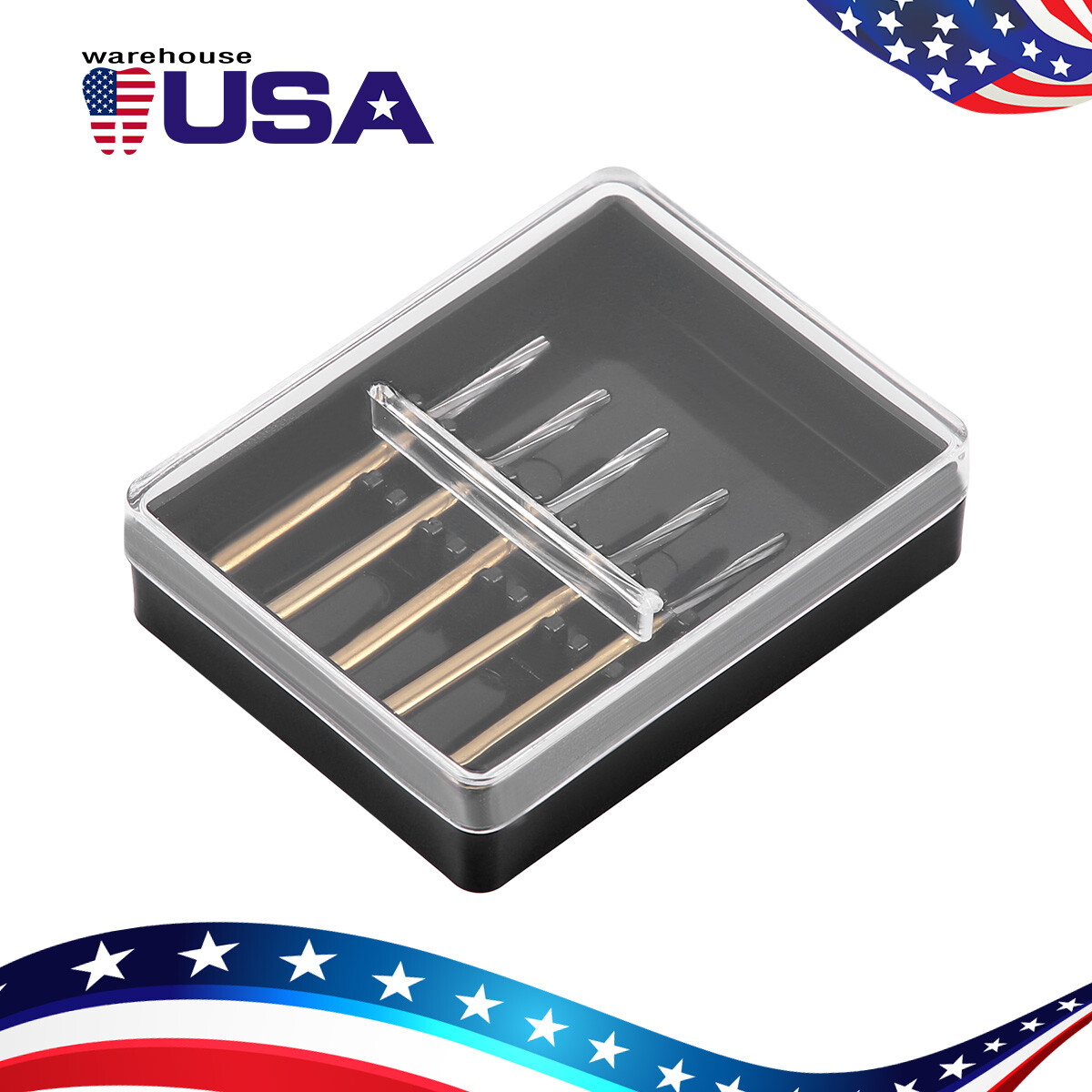 5Pcs AZDENT Dental Endodontic Tungsten Carbide Burs FG 1.6mm Root Canal Endo-Z