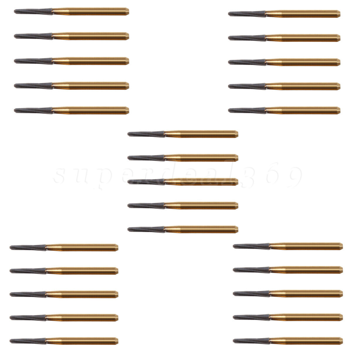 25PC Dental Endodontic ENDO-Z Tungsten Carbide Burs FG Round Bur High Speed 21mm