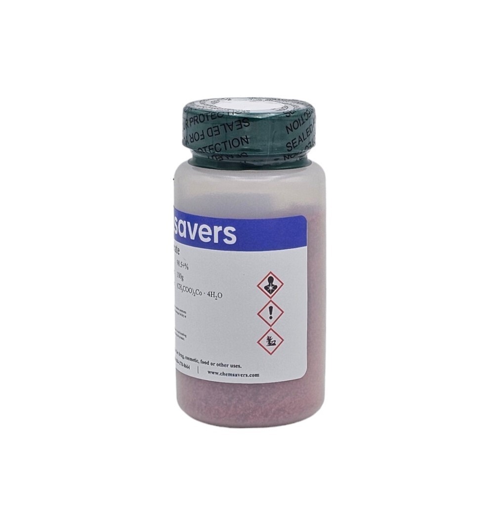 Cobalt Acetate Tetrahydrate, 98.5+%, 100g