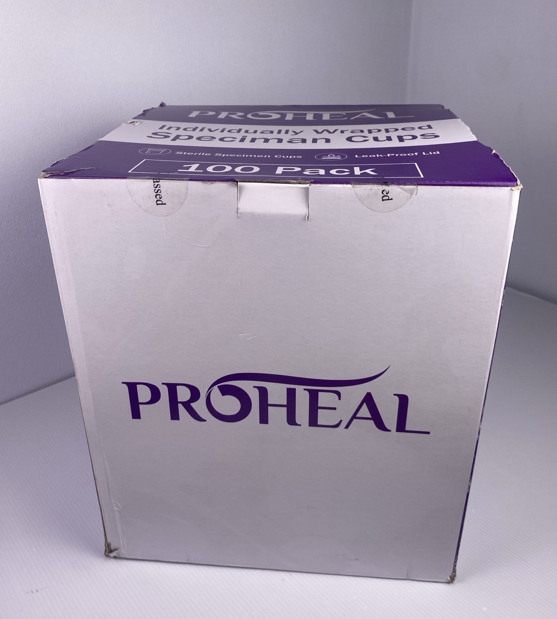 100 Pack Sterile Individually Wrapped Urine Specimen Collection Cups 4 oz E 3/29