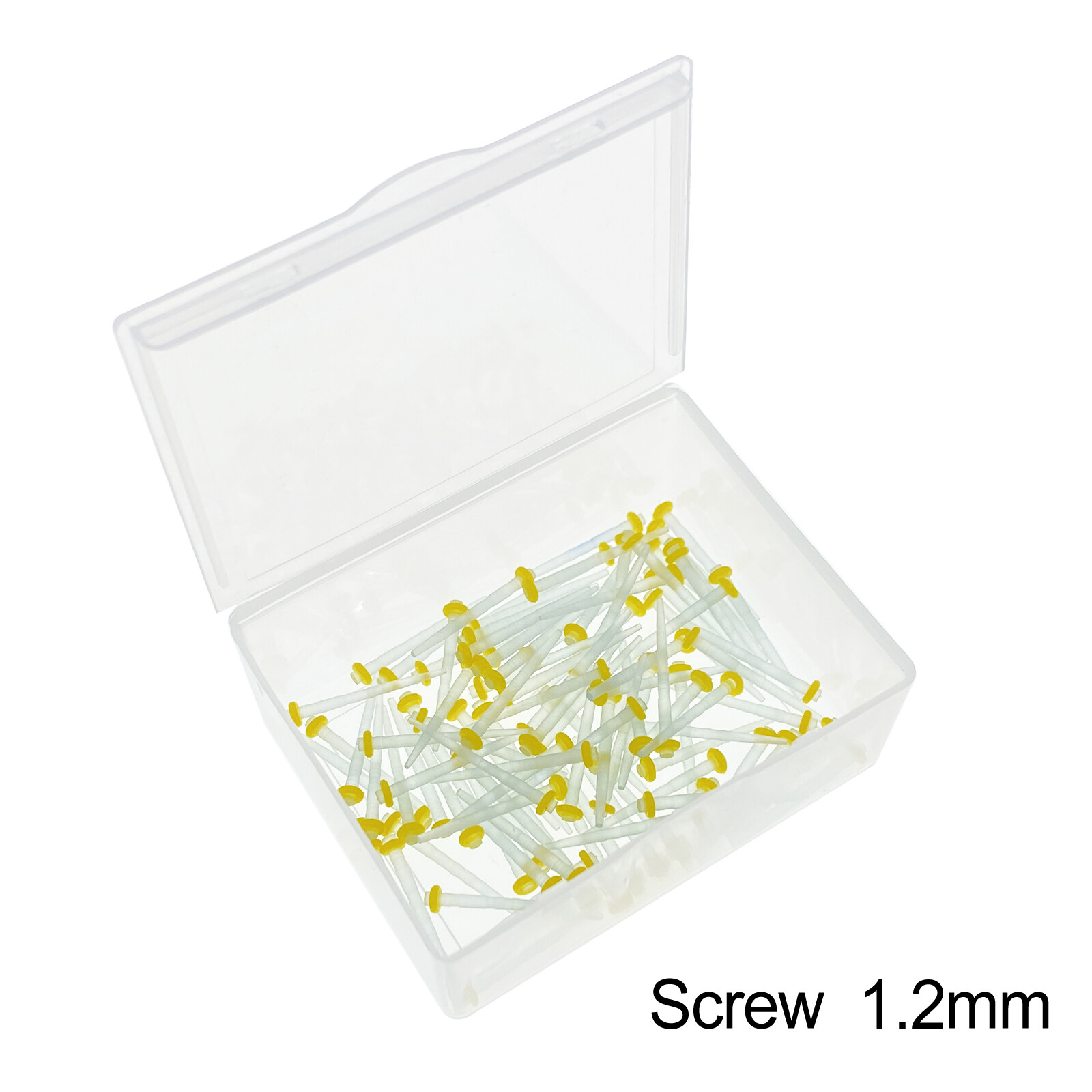 Dental Endo Quartz Fiber Post Straight Screw Thread Posts 1.0 1.2 1.4 1.6 1.8mm