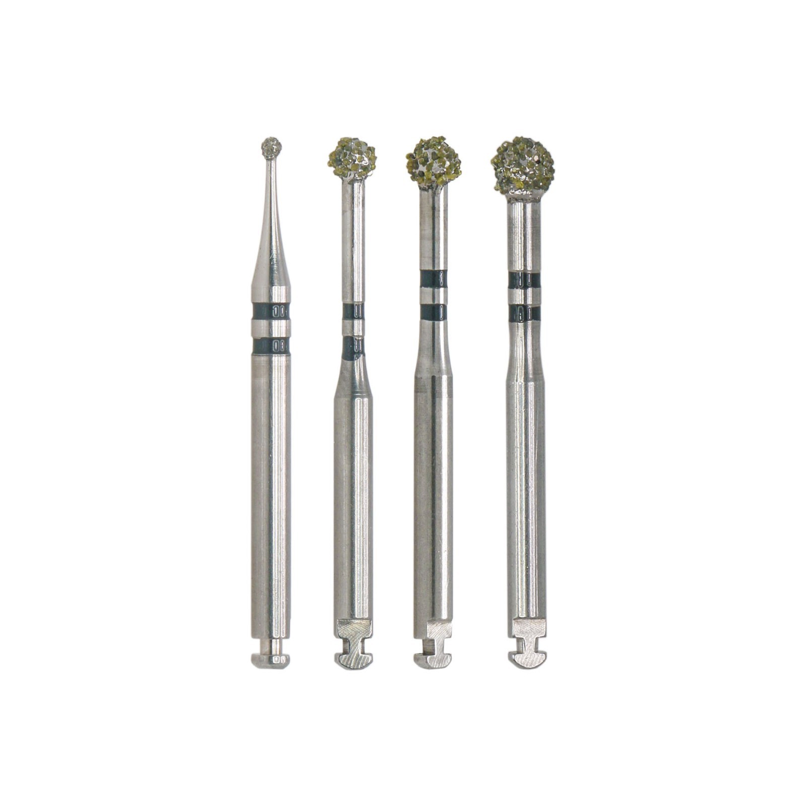 4Pcs/Kit Degranulation Burs Kit Osseous Debridement Remove Bone Tissue Remnant