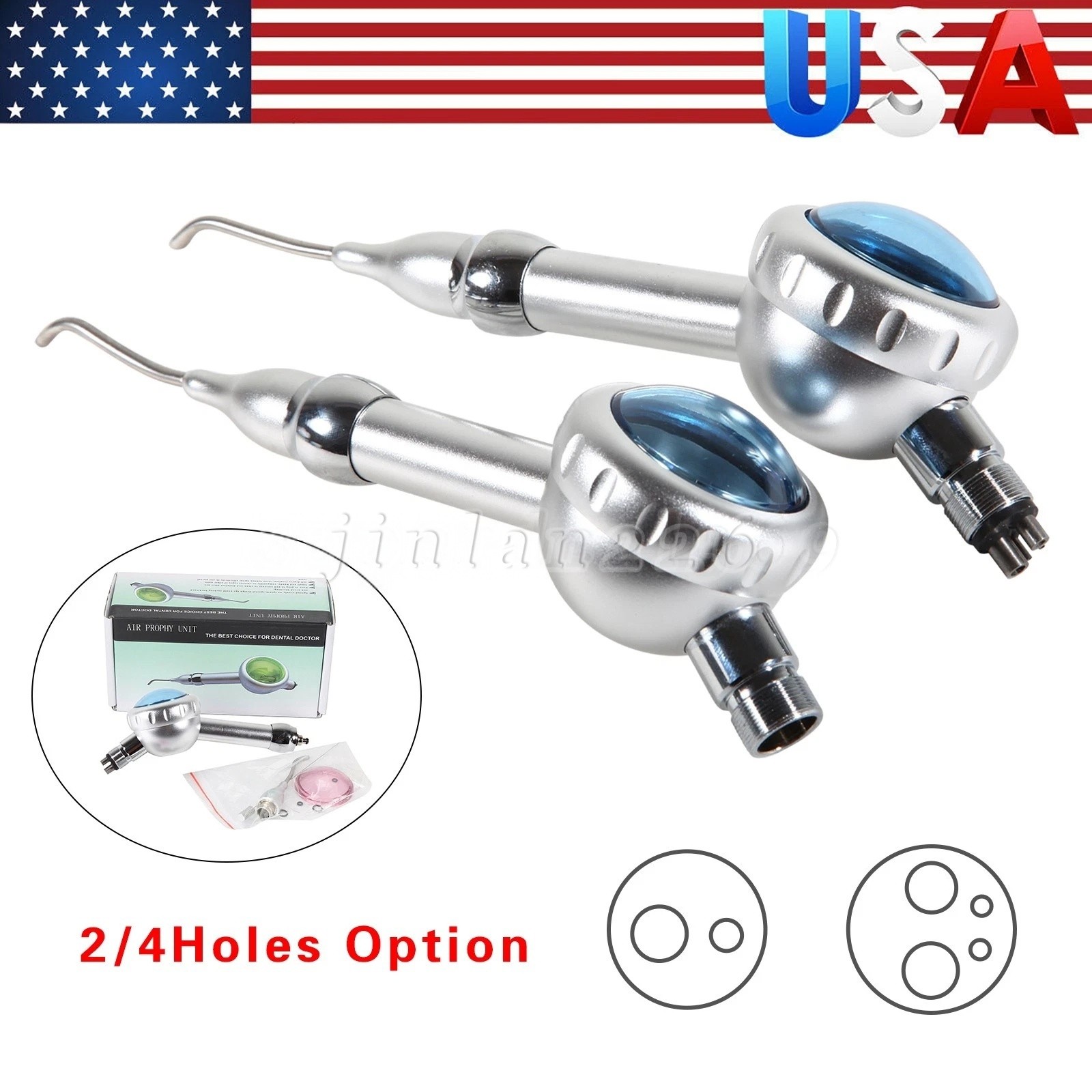 Dental Air Jet Dental Air Polisher 4 Hole 2 Hole Dental Sandblasting Machine