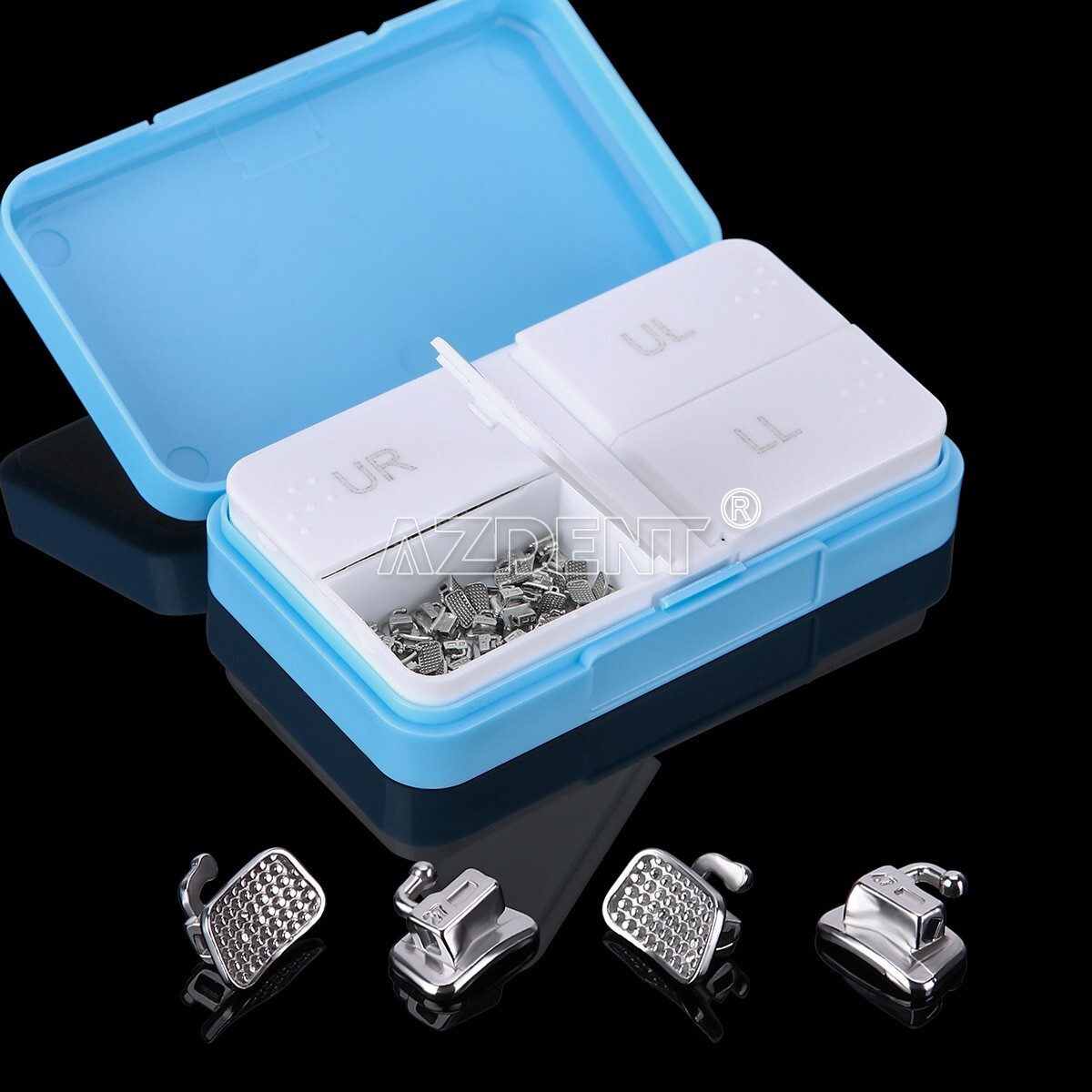50Set Dental Orthodontic Buccal Tube 2nd Molar Roth.022 Bondable Non-Conv AZDENT
