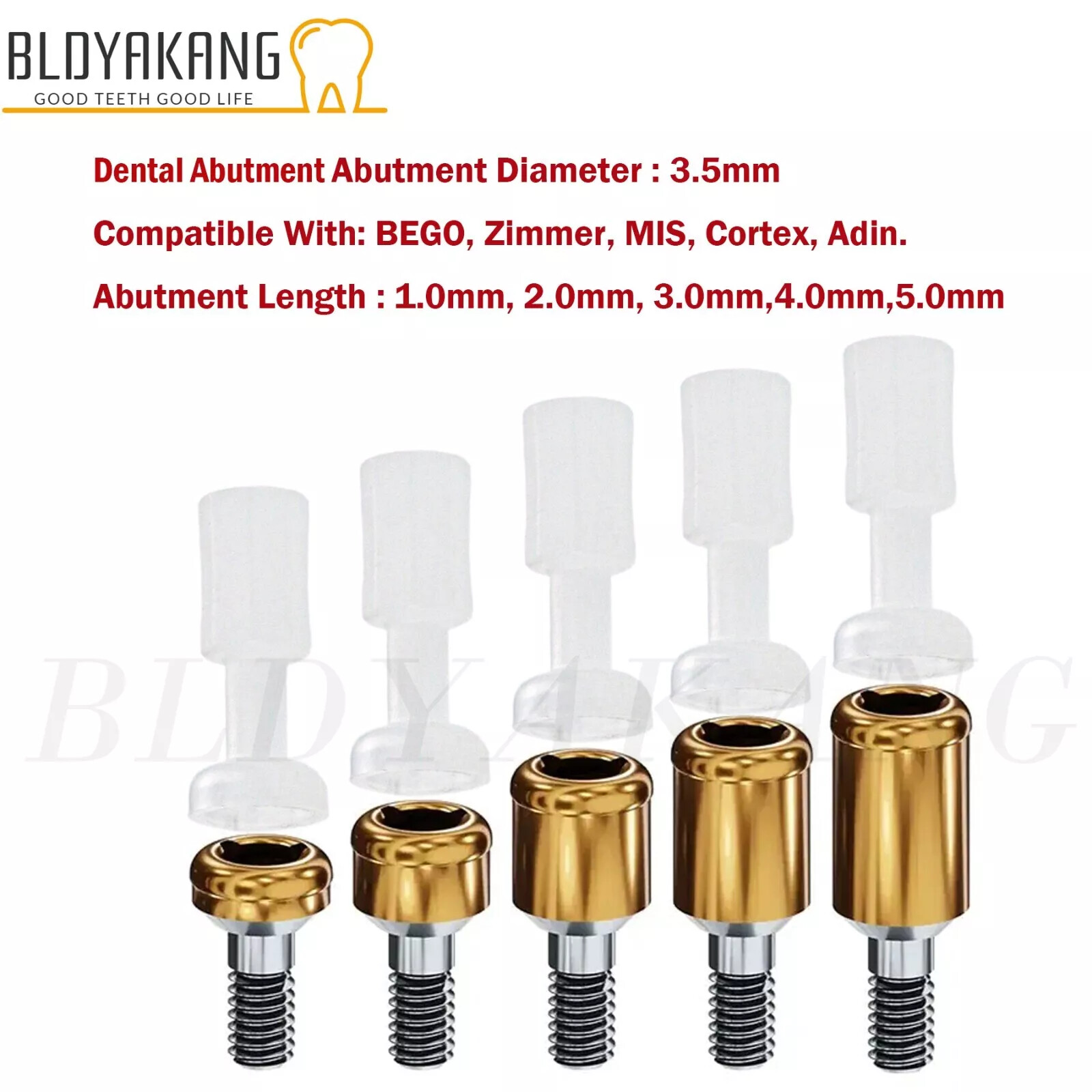 Dental for Zimmer 3.5mm Abutment Screwdriver Attachment fit Osstem Manual Driver