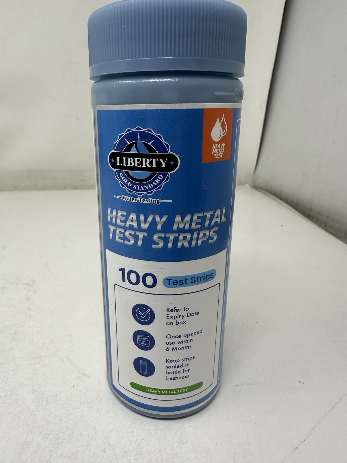 Liberty Gold Standard© Expanded 13 Heavy Metals Drinking Water Test (100-Piece