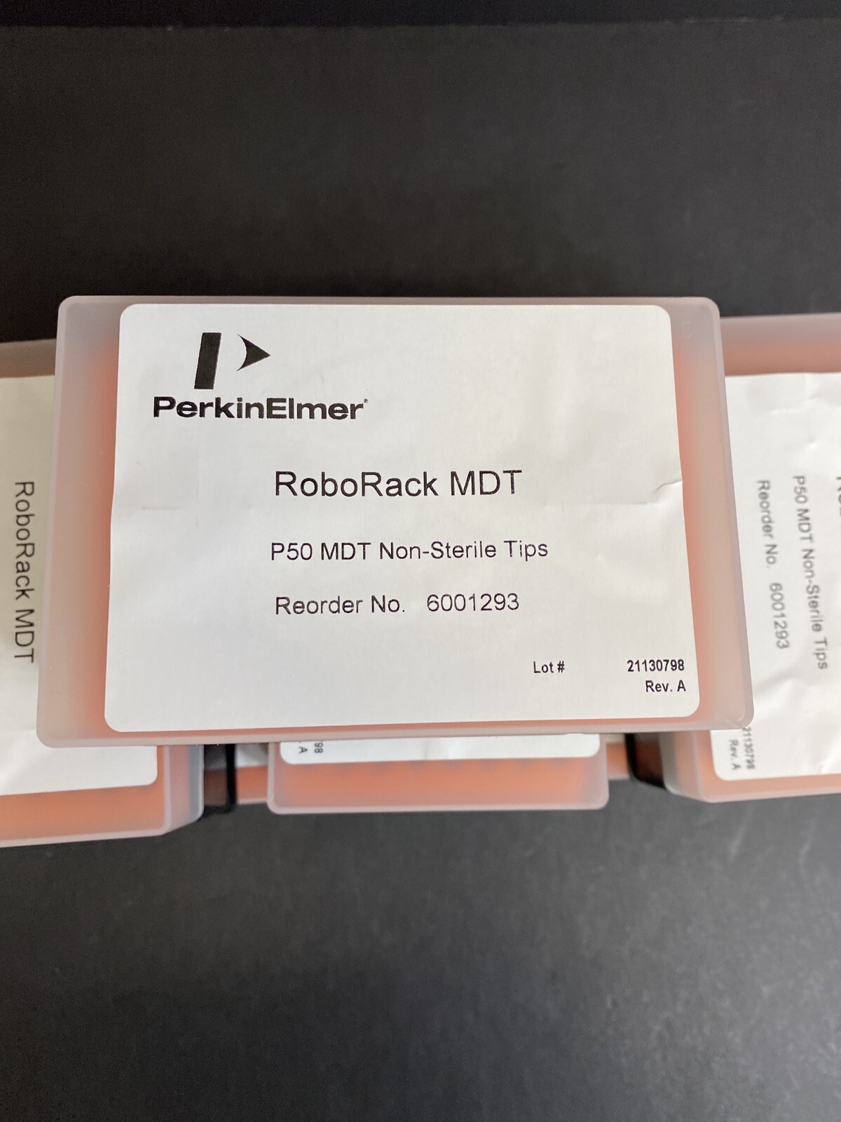 Perkin Elmer Pipette Tips 50 ul RoboRack 10 Racks
