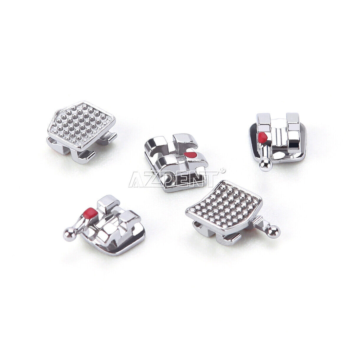 20pcs Dental Orthodontic Monoblock Brackets MIM Mini Roth MBT 022/018 Hooks 345