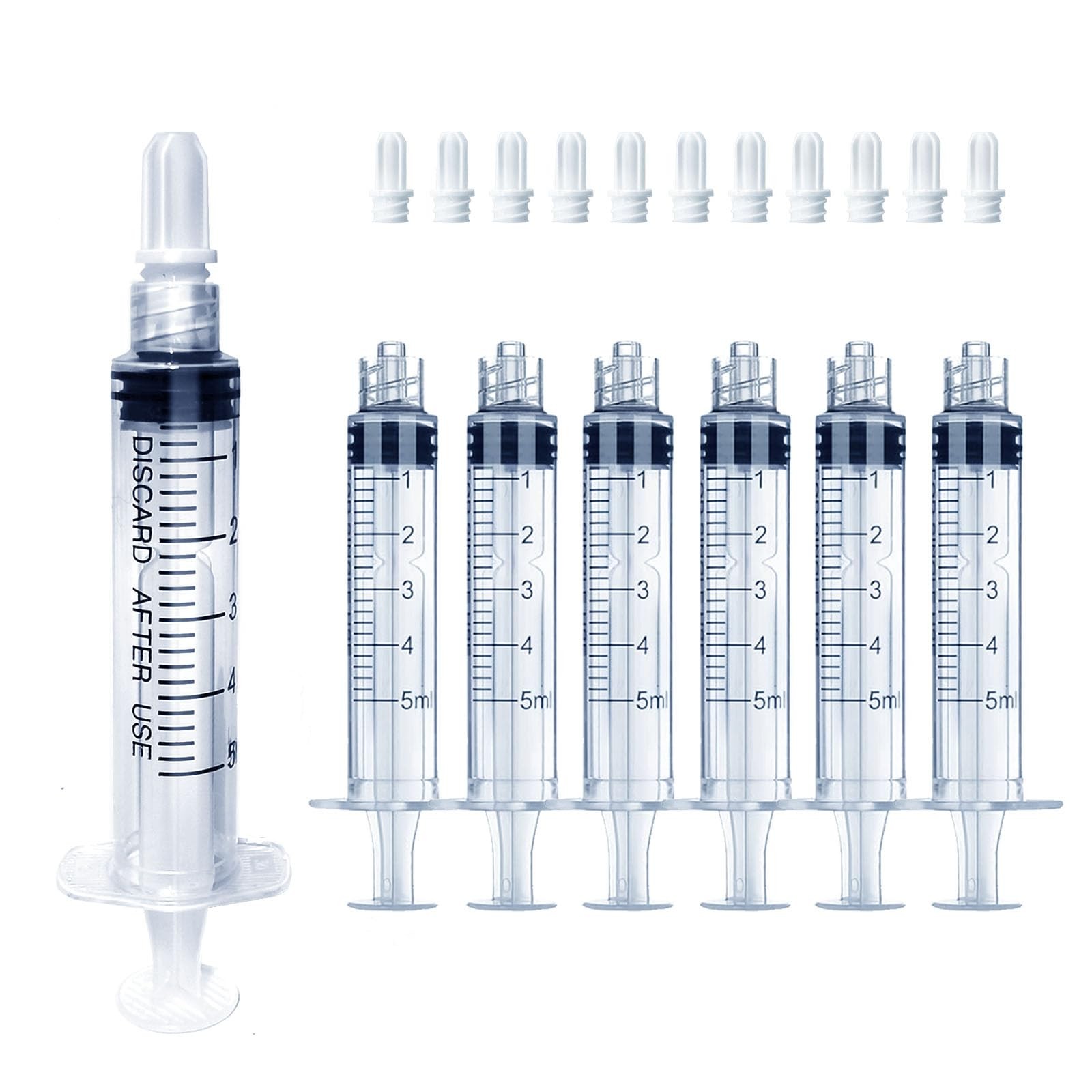 5mL Luer Lock Syringe (No Needle) – Sterile, Individually Wrapped – Pack 5ml