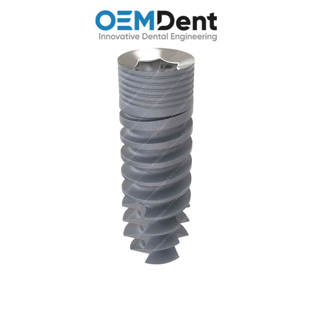 Dental Fixture Spiral BioHorizons Standard Platform Compatible Hexagon 2.42mm