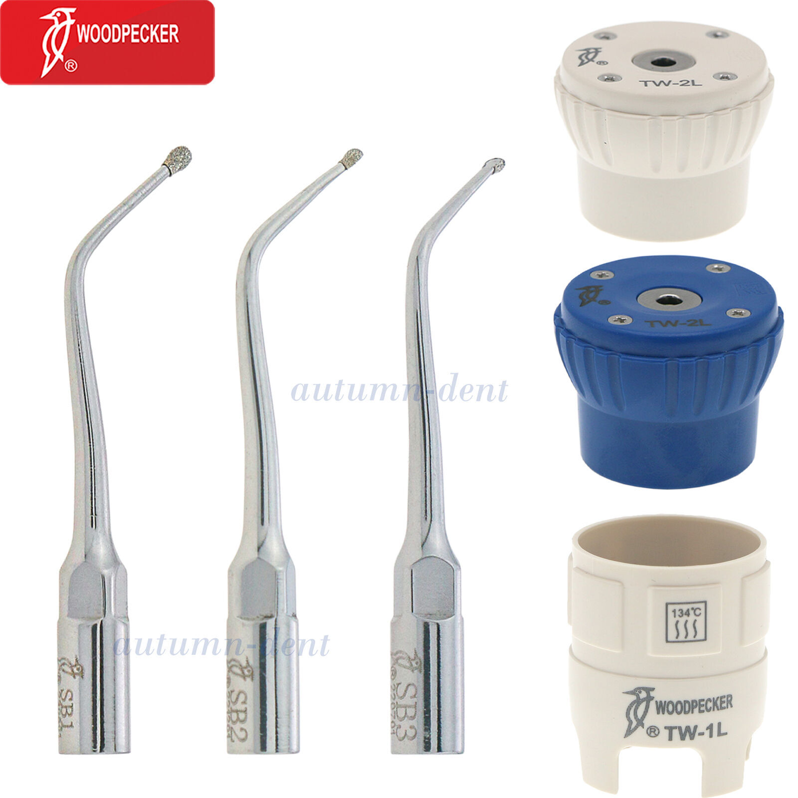 Woodpecker Dental Ultrasonic Diamond Tip Piezo Scaler Cavity Preparation for EMS