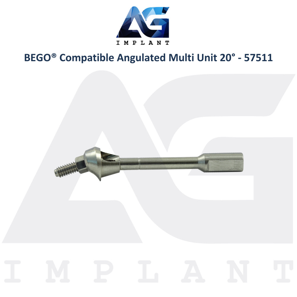 x10 Angulated Multi Unit 20° Prosthetic Compatible with BEGO® – 57511 Dental Lab