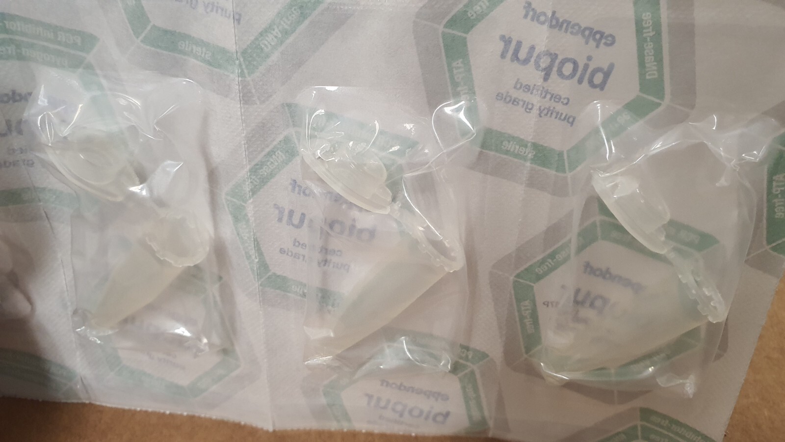 Eppendorf Self-Lock Tubes 1.5 mL. Sterile, Individually Wrapped