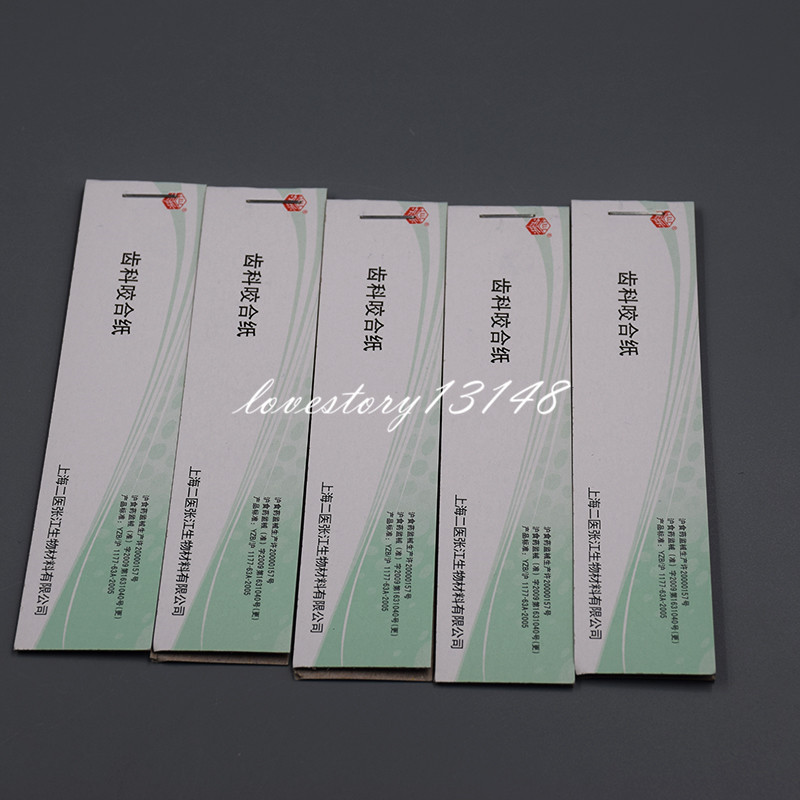 Dental Blue Thin Strips Practical Articulating Paper 10 Sheets/Book 20 Books/Box