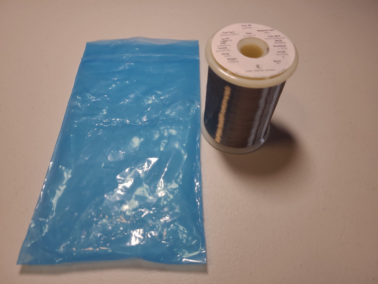 Fort Wayne Metals 304V Stainless Steel Wire 0.00250″ 54,750 feet