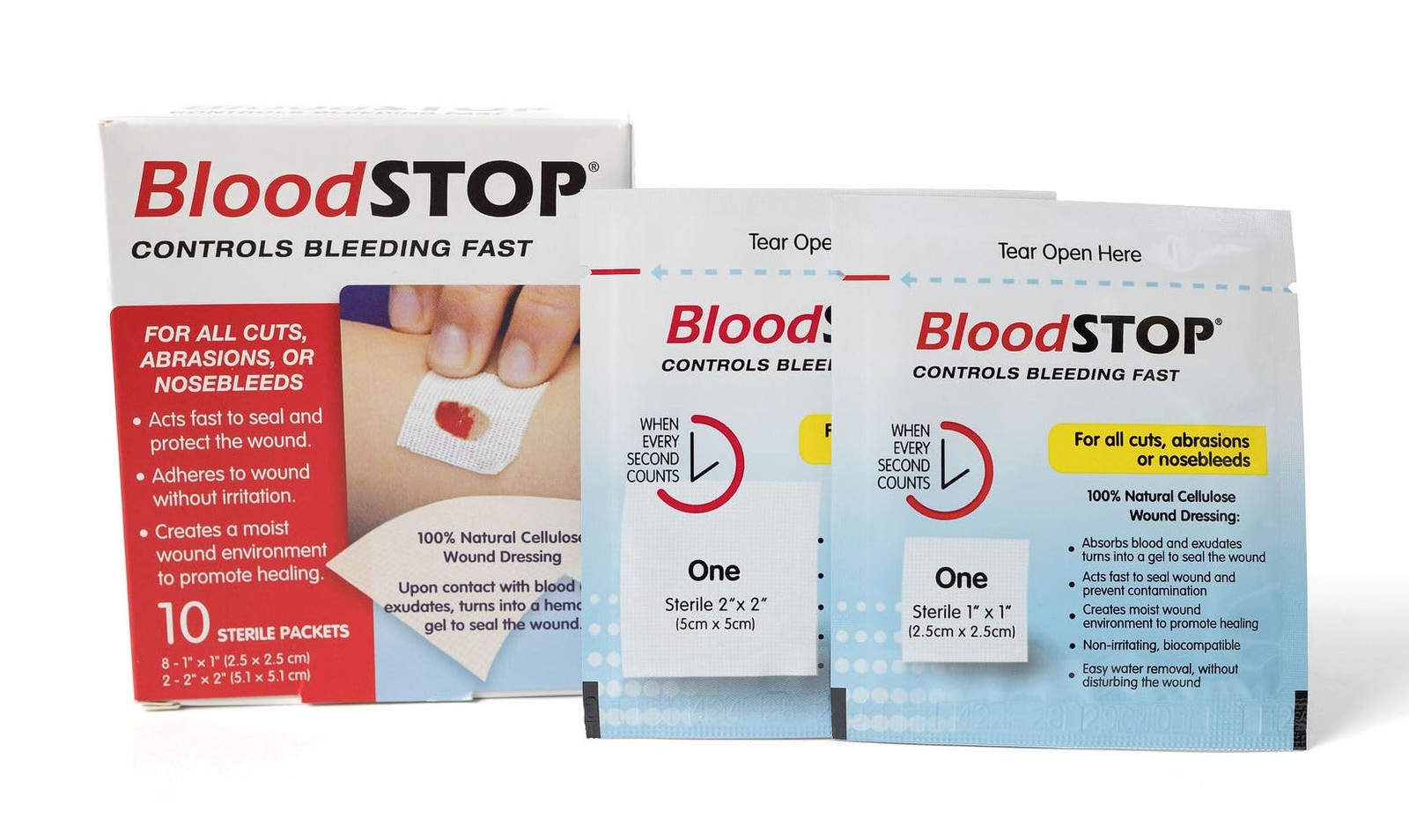 Bloodstop-Hemostatic Dressing Controls Bleeding Natural Plant-Based Wound