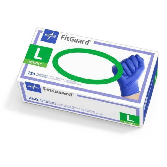 Medline FG2503 FitGuard Nitrile Exam Glove – 250 Count