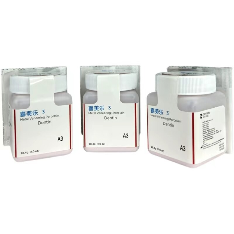 2 Bottle Dental Veneer Porcellain Ceramco3 Dentin Powder 28.4g/ Bottle