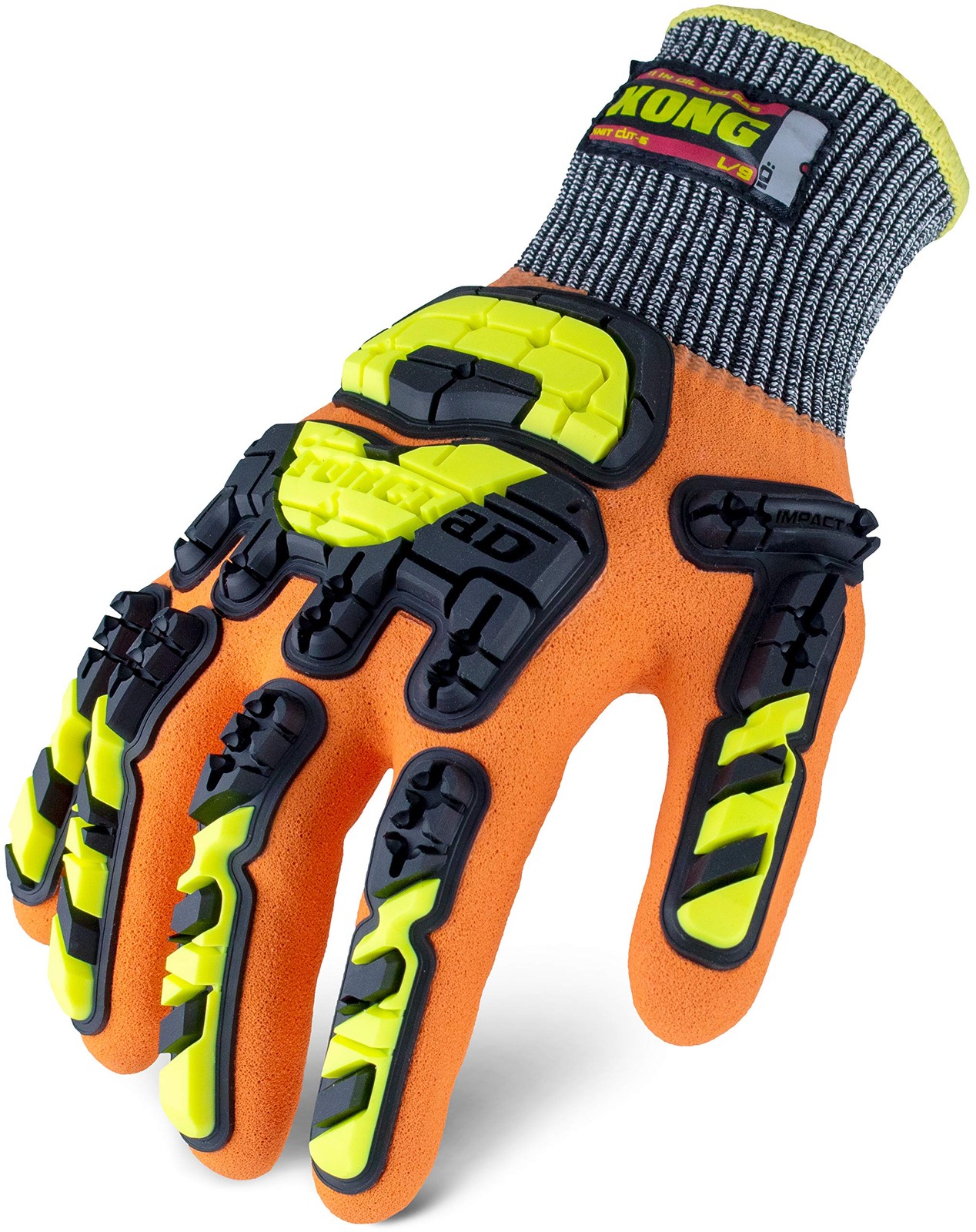 Ironclad Mens Work Gloves Kong 360 Cut A6 Chemical Ive Medium Us Kcha5-03-M