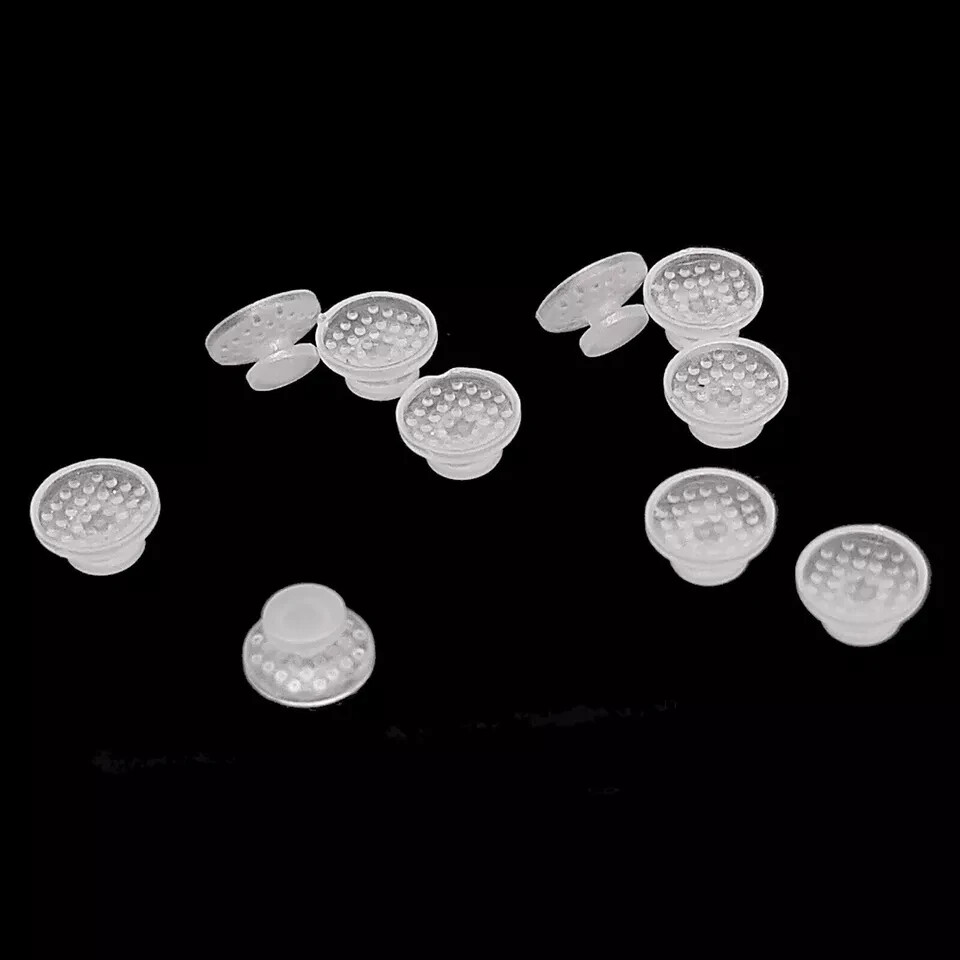 Dental Lingual Button Ceramic Clear Invisable Retainer Aligner Bondable Round
