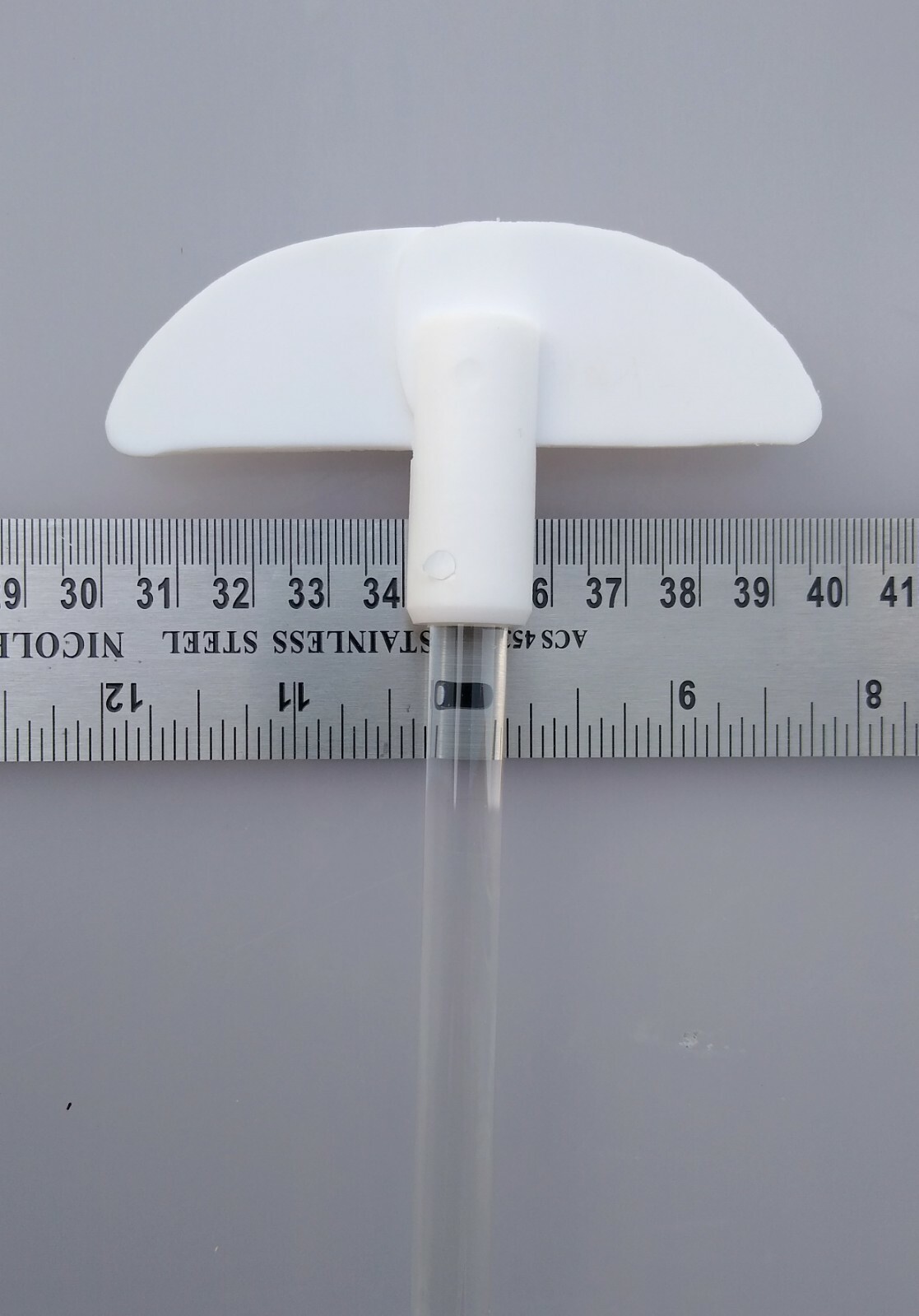 Laboratory Reactor Glass Stirring Shaft, Teflon PTFE Stirrer Blade Paddle