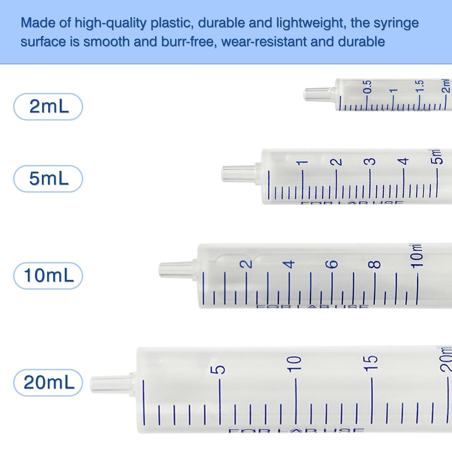 Versatile 12 Pack 10ml Plastic Syringes – Perfect for Crafts & Experiments