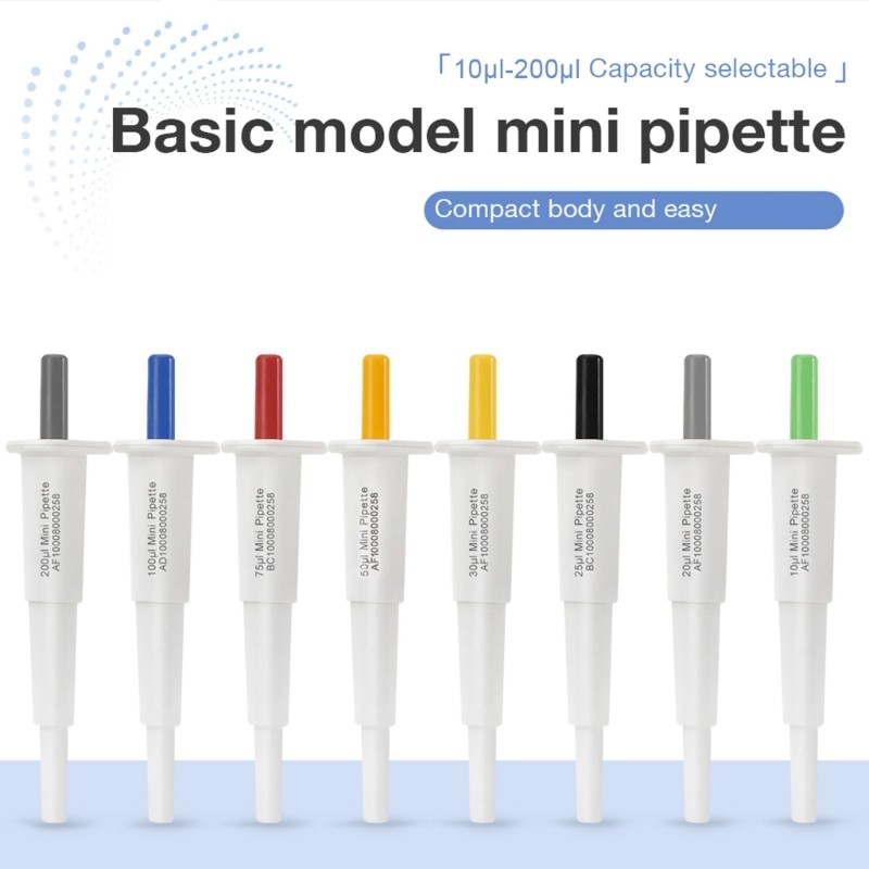 Mini Fixed Volumes Pipette Manual Single Channel Pipettor Laboratory Pipette