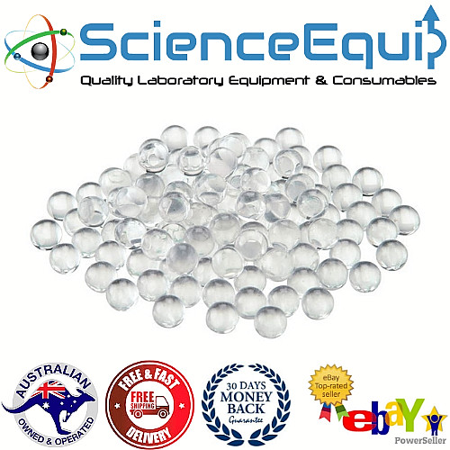 Boiling Packing Beads Round Solid Glass Chips Distillation 500gm/Bag- 0.8 to 1mm