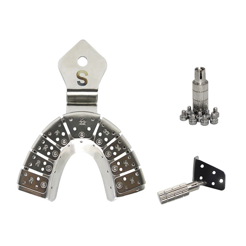 Small Size Dental Impression Detachable Tray for Implant Analogues Upper+Lower S