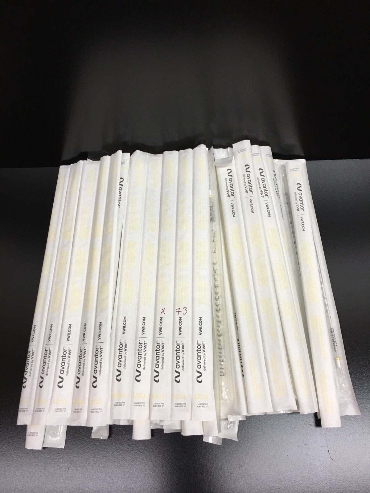 VWR Cat No 75816-102 1mL in 1/100mL Graduated Serological Pipette Lot 73 PCS