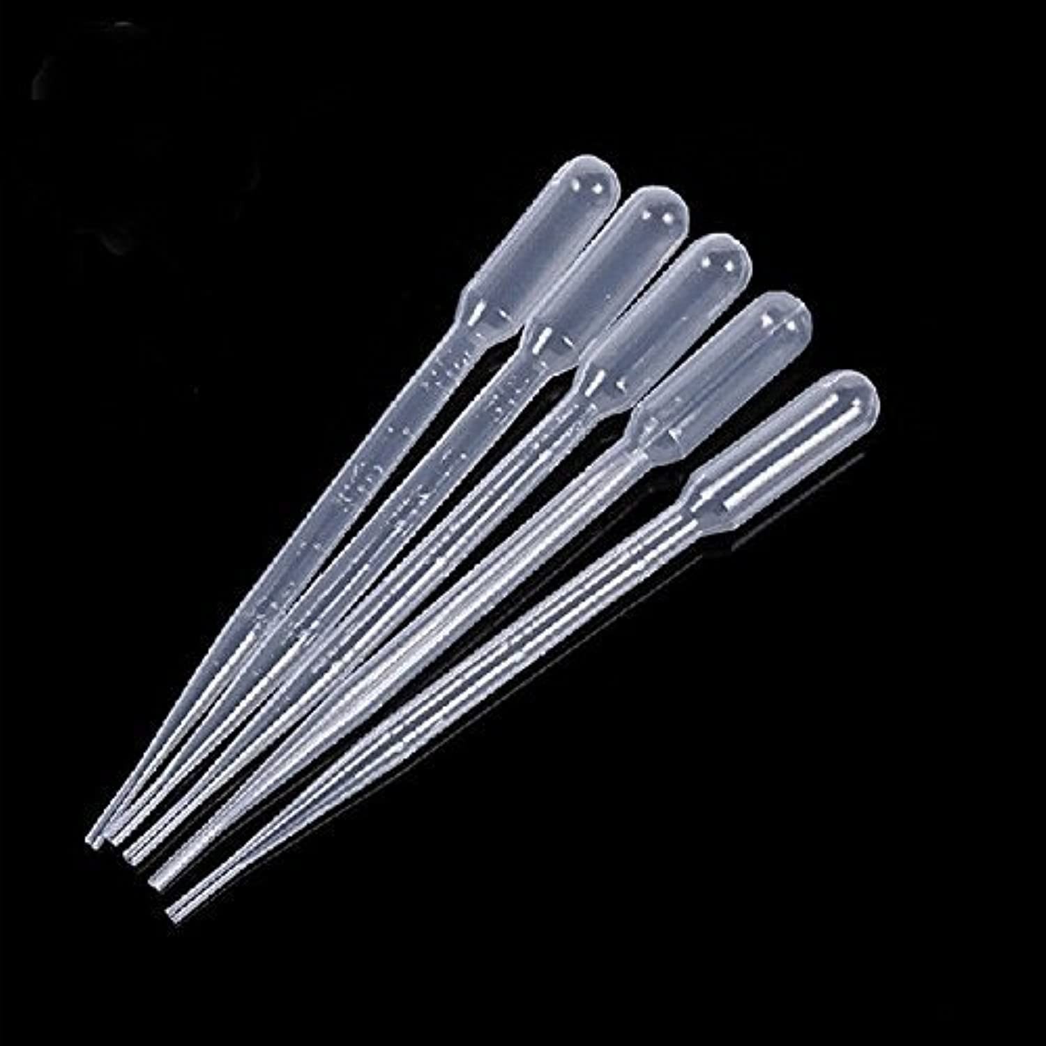 3ML Plastic Graduated Transfer Pipettes Eye Droppers 20PCS Lab Science