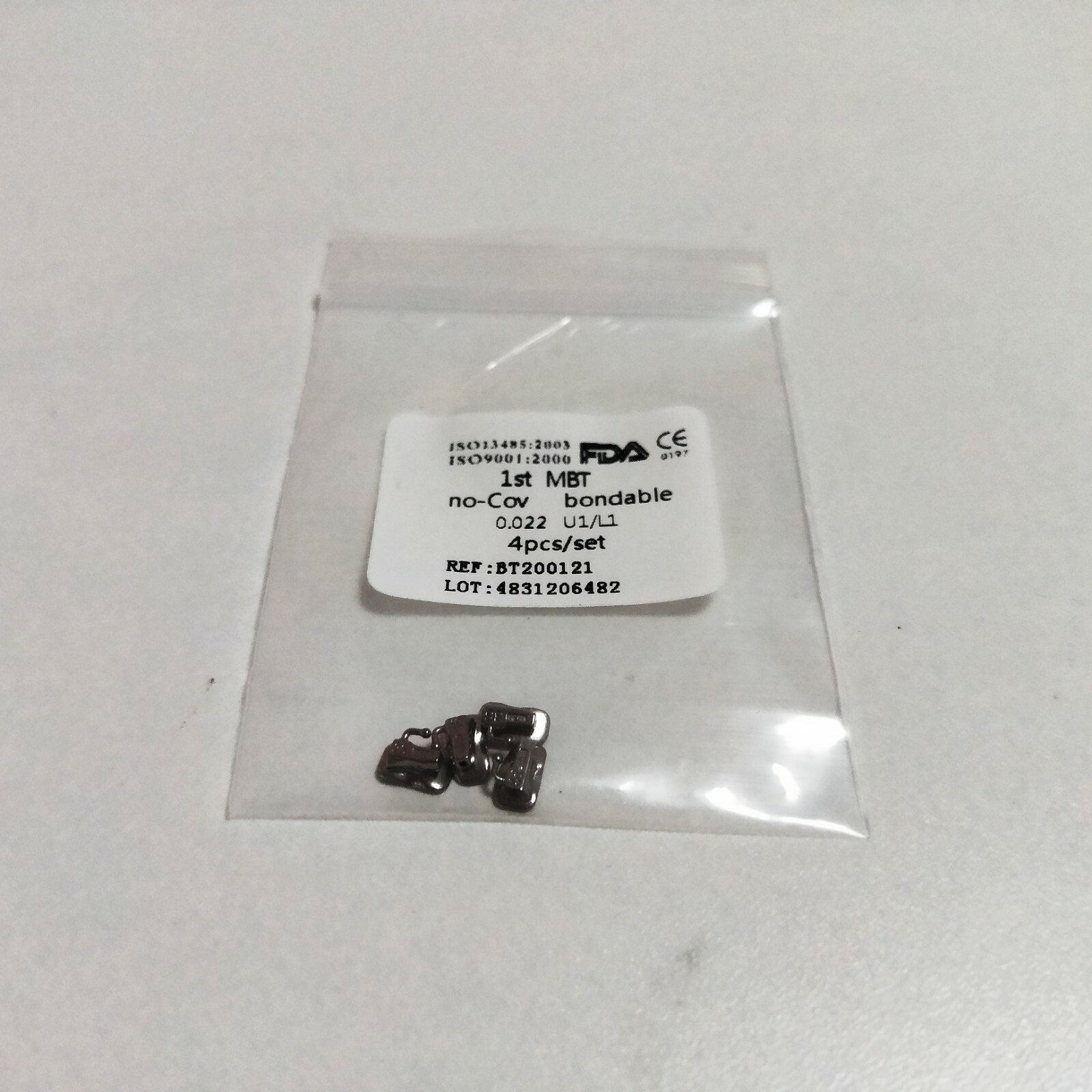 5 Packs 20 Pcs Dental Buccal Tube 1ST MBT 0.022 Bondable No-cov U1/L1 4pcs/set