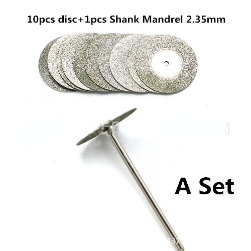 Dental Diamond Coated Cut-Off Polishing Wheel Solid Saw Disc Rotary Tool